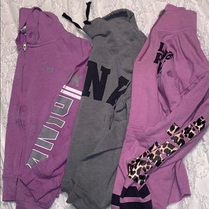 PINK Victoria’s Secret Sweatshirt Bundle